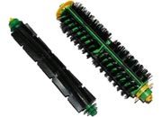 gbc Coppia spazzole centrali spazzole centrali (setole e gomma) complete di cuscinetti per Irobot Roomba serie 500 ROA1