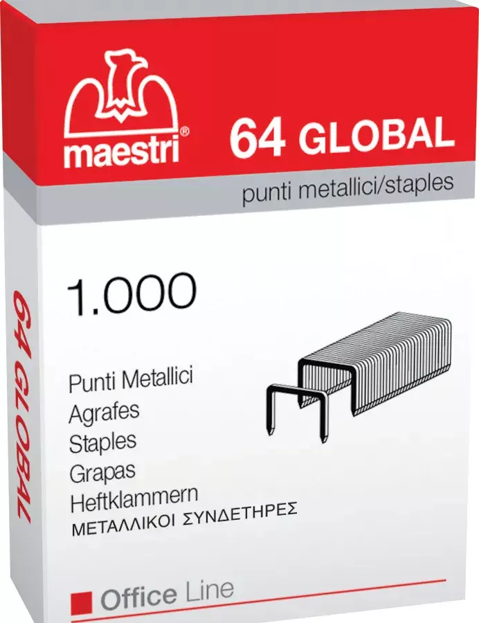gbc Punti scatola Eurostaples - 64 GLOBAL ROM1001310