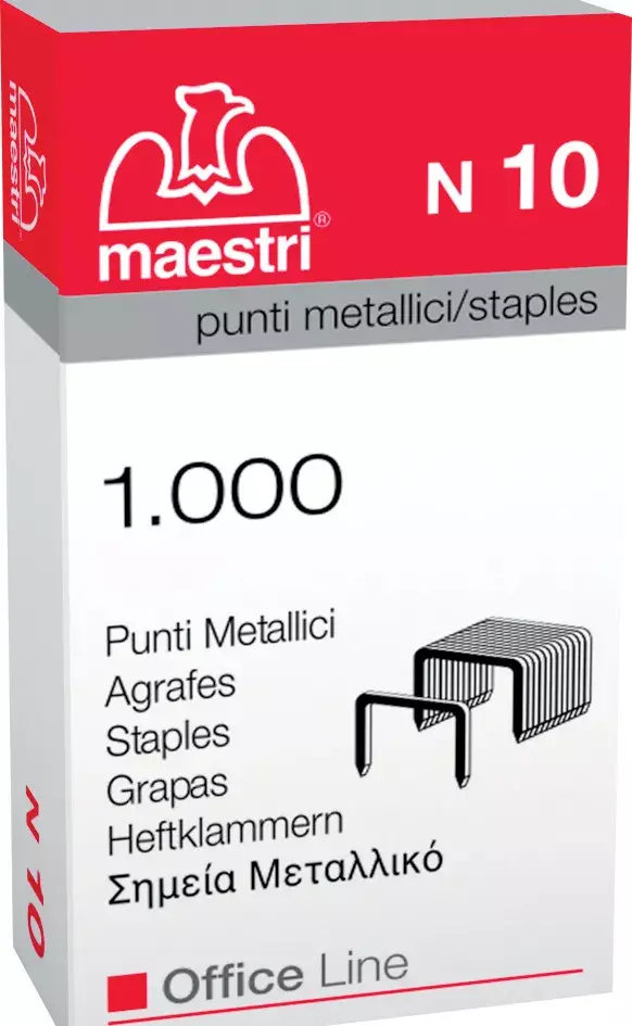 gbc Punti metallici in scatola 1.000/10.000 ROM1002101.