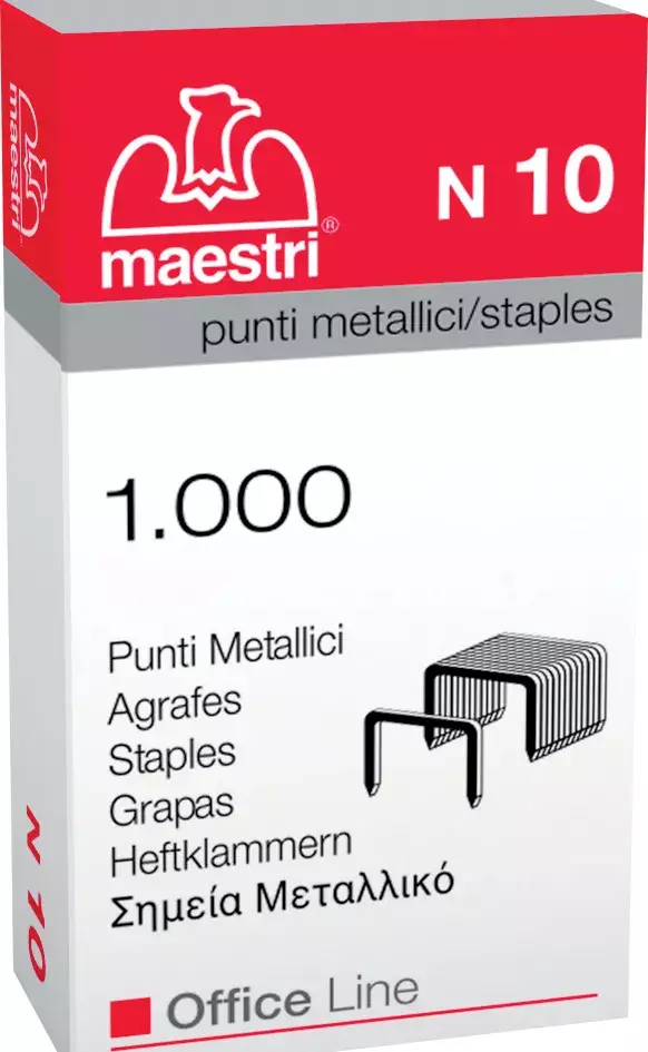 gbc Punti scatola N10 - zincati/zinc plated ROM1002101