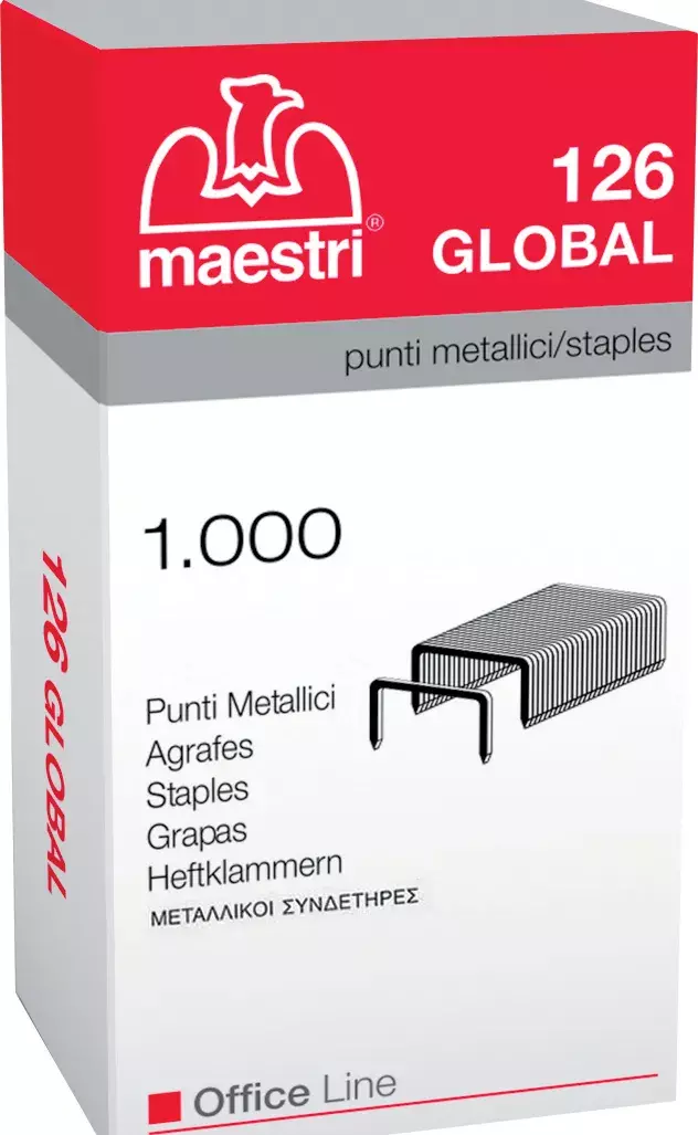 gbc Punti metallici in scatola 1.000/10.000 ROM1003105.