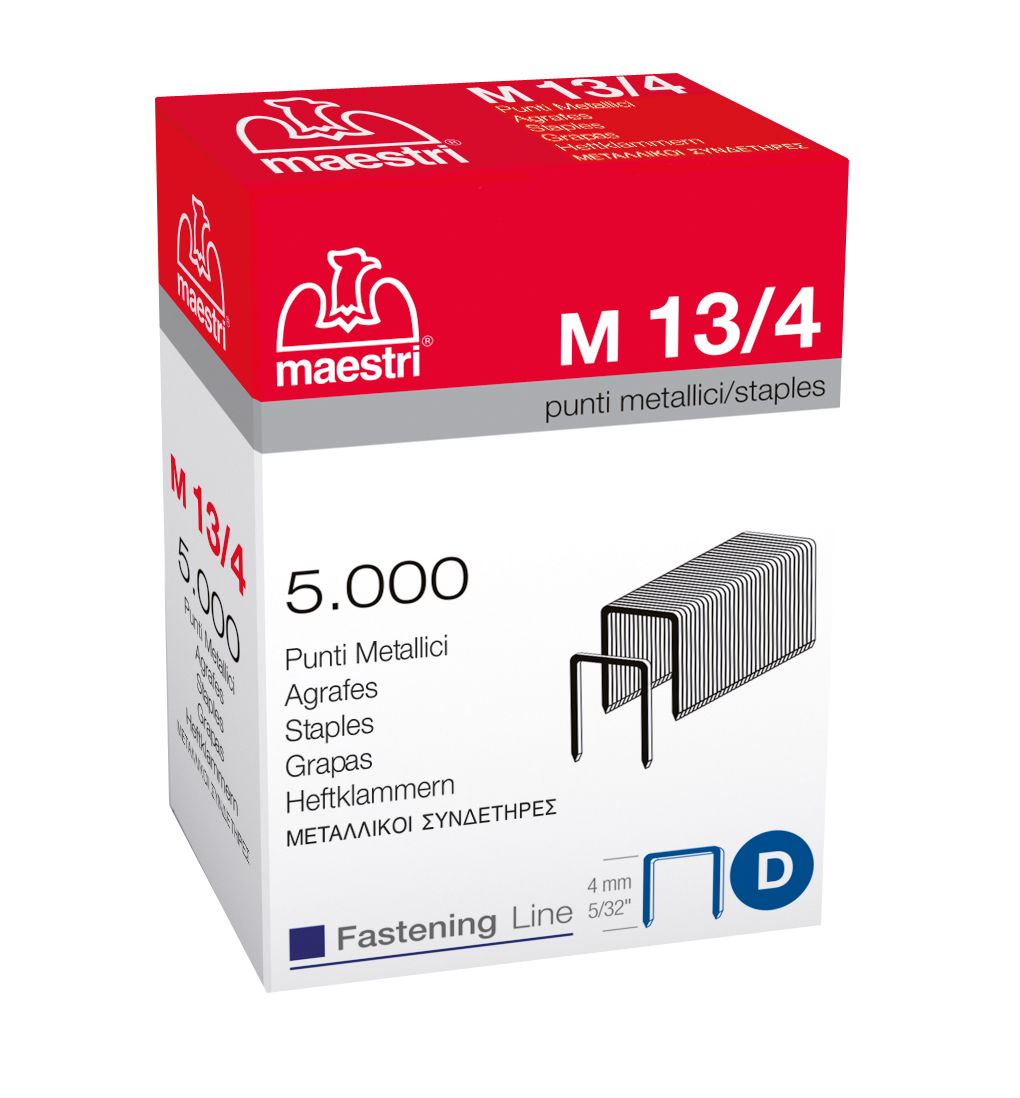 gbc Punti scatola 5.000 M 13-4 ZINCATI.