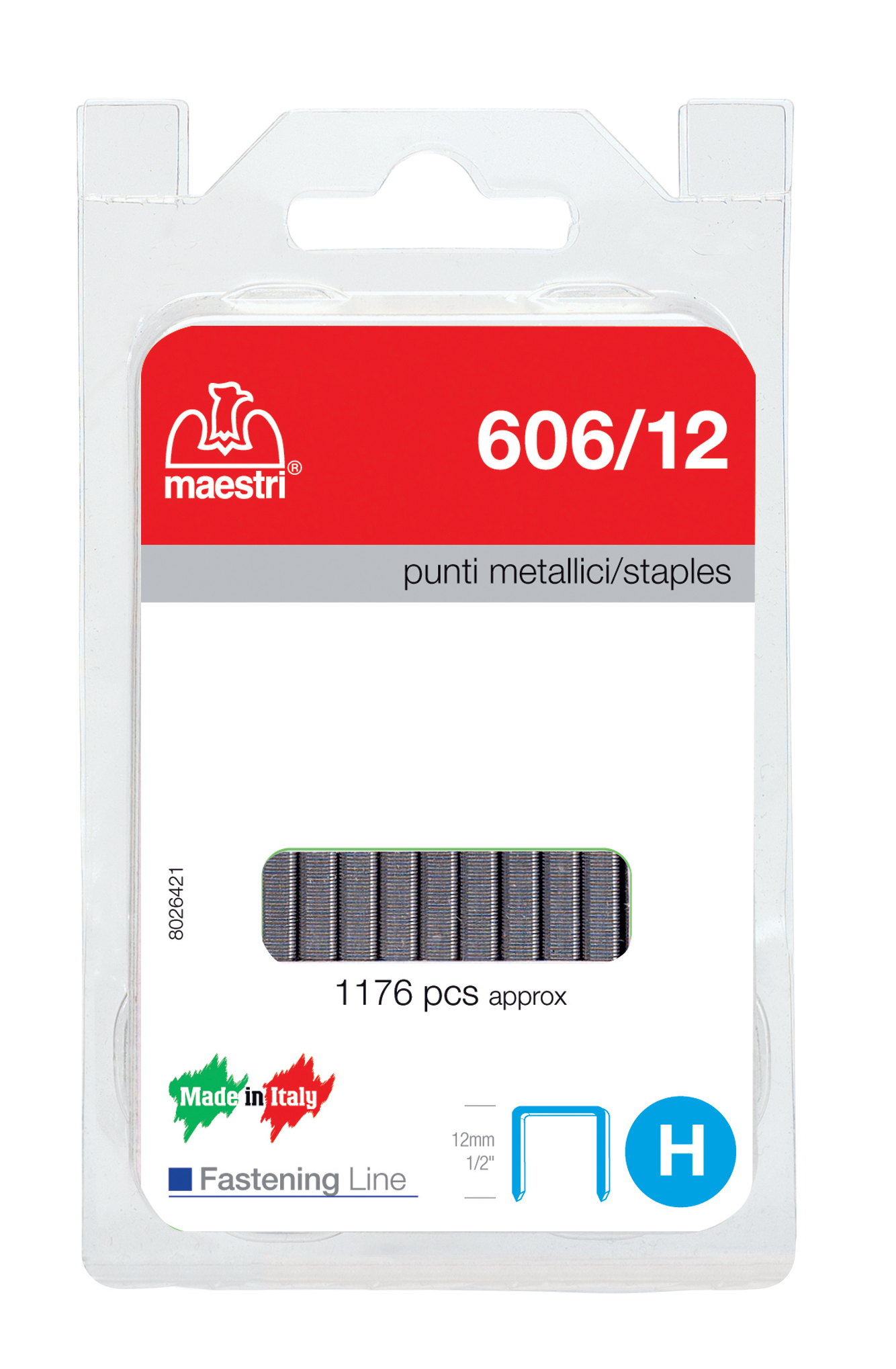 gbc Punti blister 1.176 RO-MA 606-12 ZINCATI.