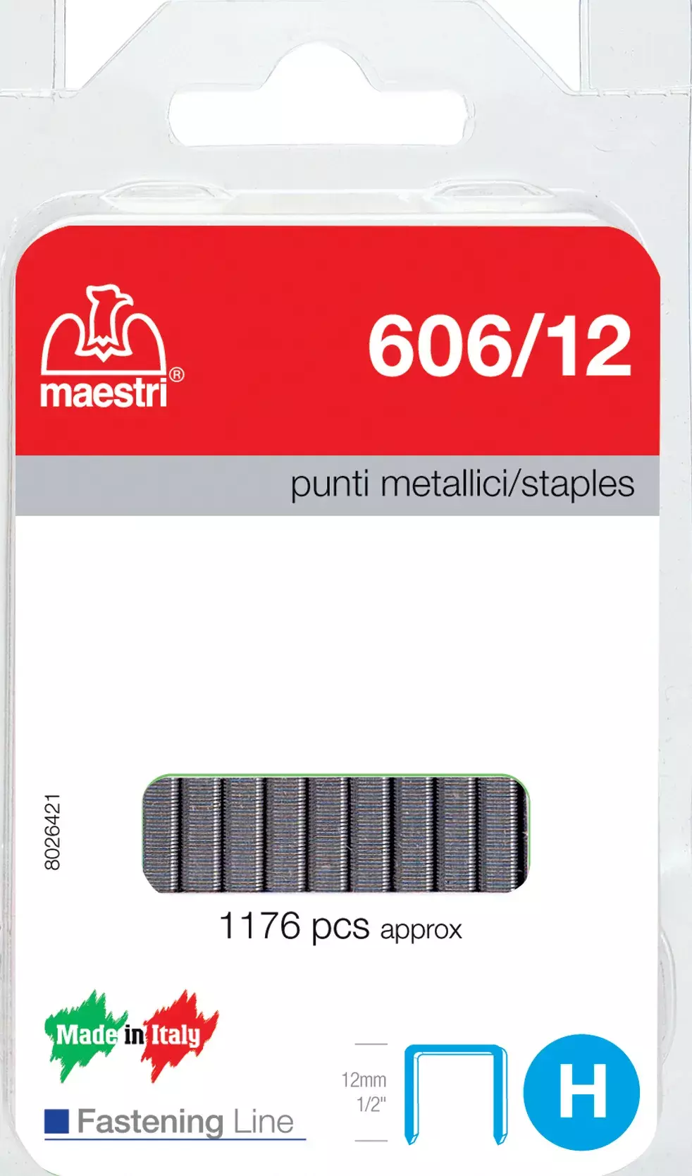 gbc Punti blister RO-MA 606/12 Zincato/Zinc plated ROM1110420