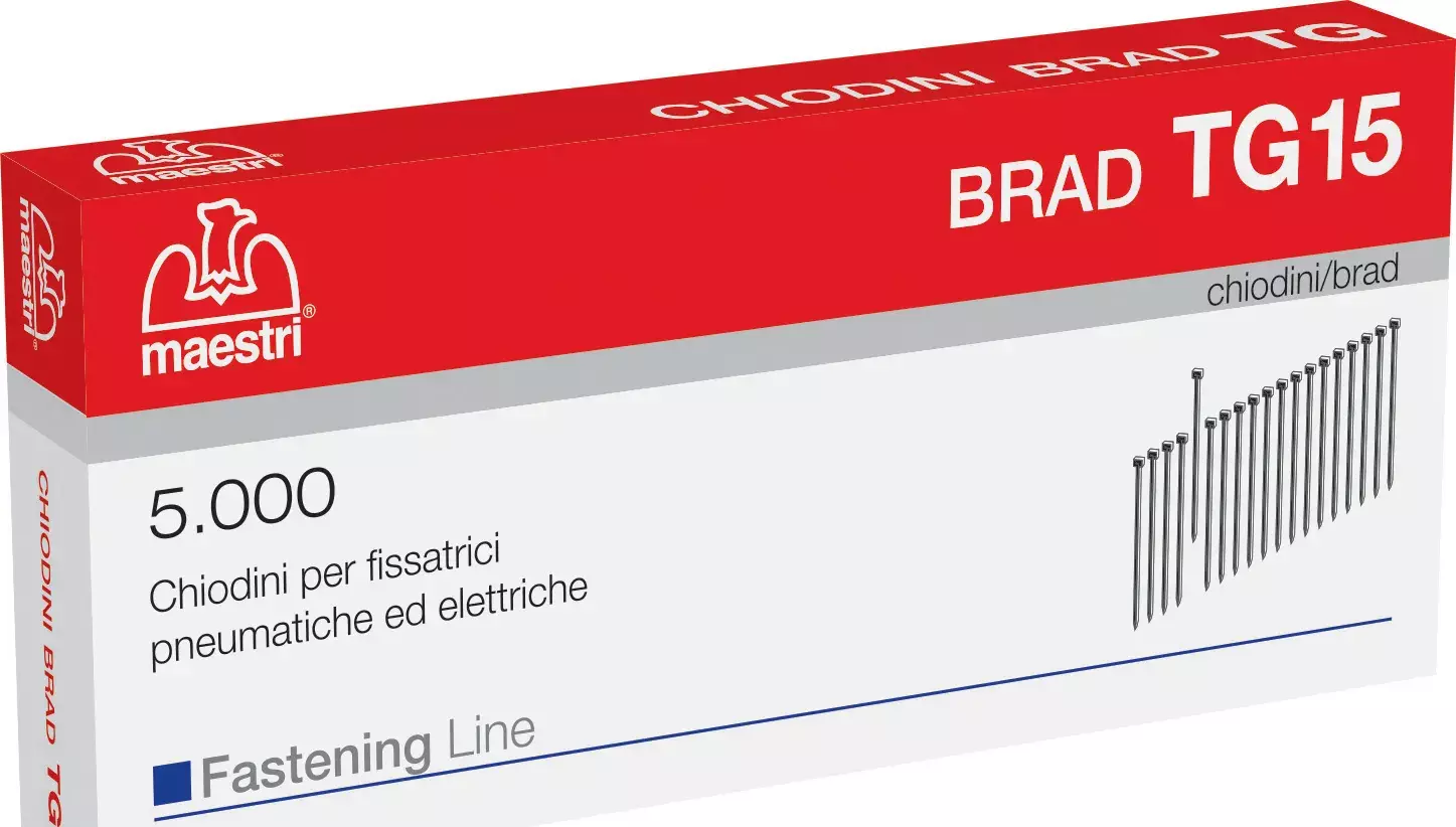gbc Chiodini con Testa 2�mm / 18 Gauge - 1x1,25�mm 5.000 ROM1164001.