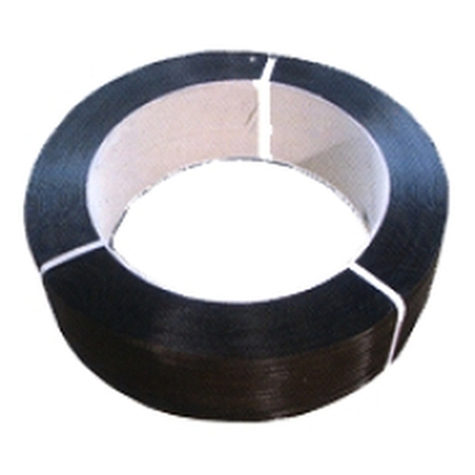 gbc Reggia in plastica per imballo, ad alta resistenza, 1,2x0,80 mm NERO, diametro interno bobina 40 cm, in bobine da 2000 metri, altezza 12 mm , spessore 0,80 mm. In plastica ad alta resistenza .