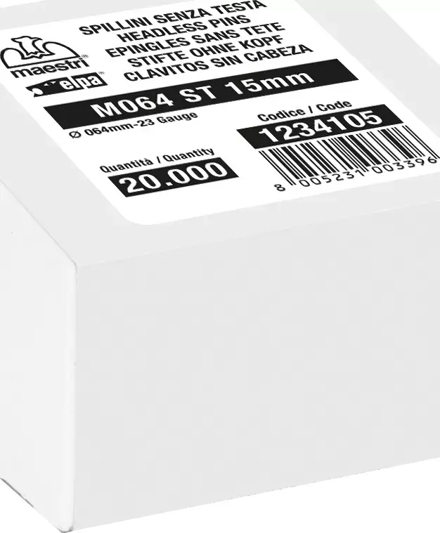 gbc Spillini senza Testa / 23 Gauge - ؠ064�mm 20.000 M064ST 15�mm.