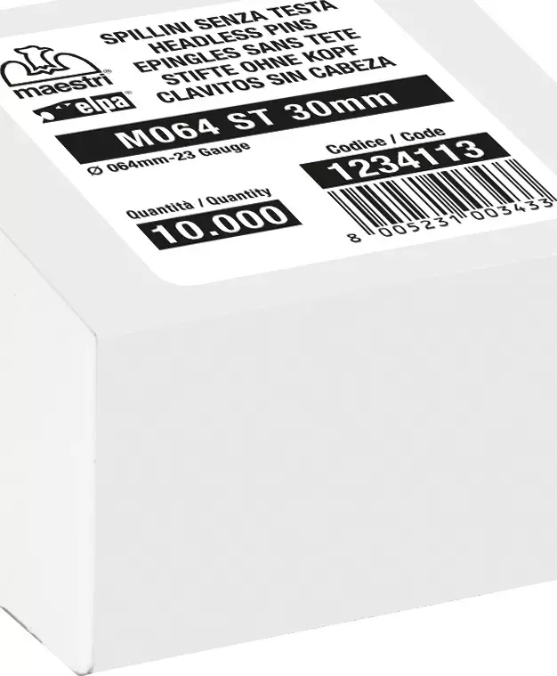 gbc Spillini senza Testa / 23 Gauge - ؠ064�mm 10.000 M064ST 30�mm.