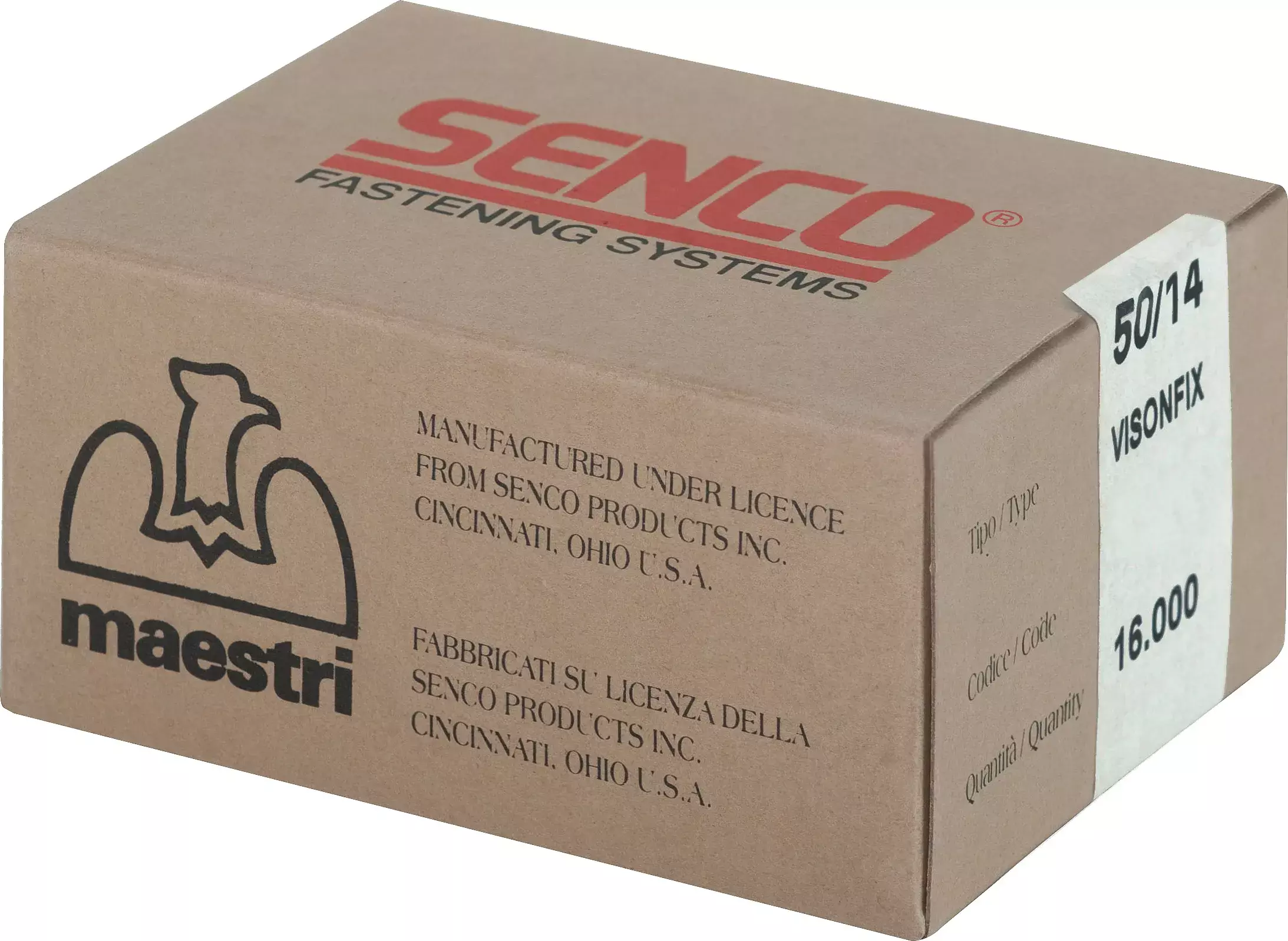 gbc Punti scatola 16.000 S50/14 Visonfix.