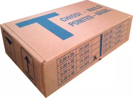 gbc Chiodi con testa a �T� 7mm / 13 Gauge - ؠ2,2�mm 5.000 T45 - 45�mm.