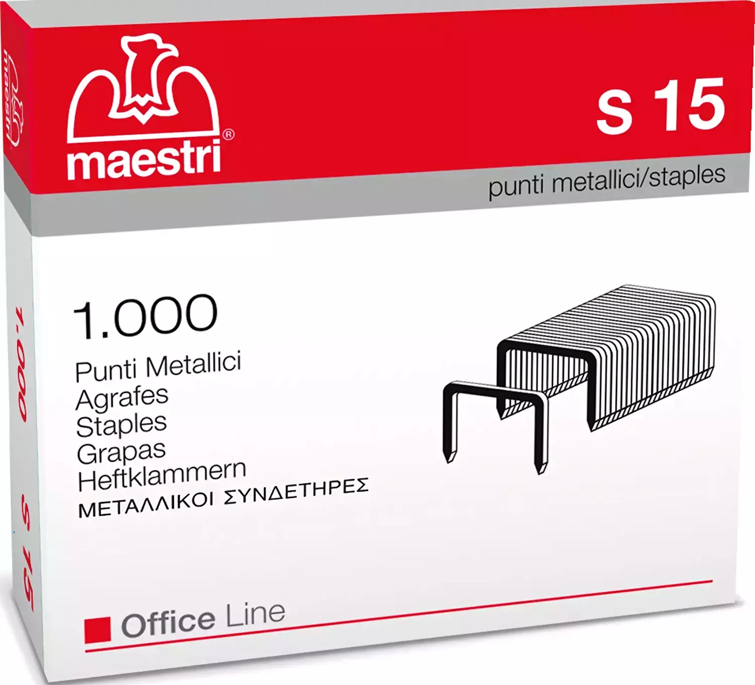 Punti metallici in scatola 1.000 ROM1005417