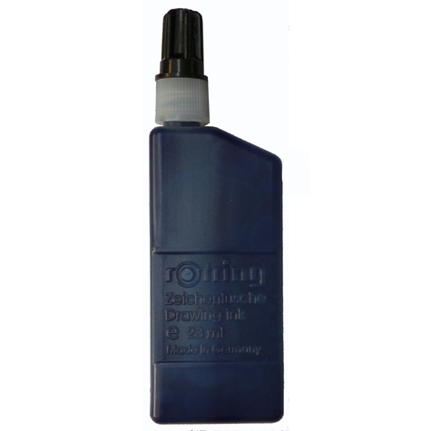 gbc Inchiostro di china Rotring NC 400 F NERO per pellicola. Resistente all'acqua.