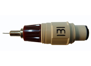 gbc Punta di ricambio per penna a china Rotring Isograph 0,10 mm tratto 0,10mm, tubetto di scrittura in metallo cromato. Prodotto originale tedesco. MADE IN GERMANY ROR751010