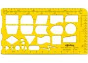 gbc Mascherina normografo per Rapidograph, 854771 ROR854771.