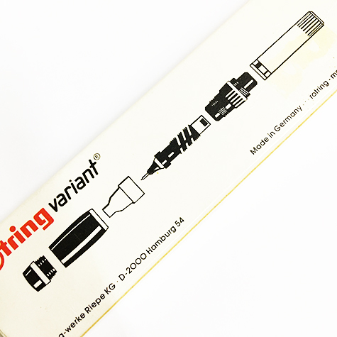 gbc Penna a china, Rotring Variant, 1,00 mm penna a china Rotring per disegno tecnico. Per carta da disegno. Spessore punta 1,00mm. Prodotto originale tedesco, MADE IN GERMANY.