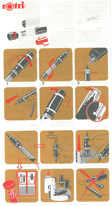 gbc Penna a china, Rotring Variant, 1,00 mm penna a china Rotring per disegno tecnico. Per carta da disegno. Spessore punta 1,00mm. Prodotto originale tedesco, MADE IN GERMANY.