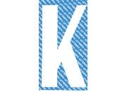 gbc Carattere autoadesivo -K-, h.150mm RSHKNPB15K.