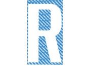 gbc Carattere autoadesivo -R-, h.150mm RSHKNPB15R.