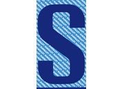 gbc Carattere autoadesivo -S-, h.30mm BLU, altezza 3cm, Serie 