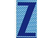 gbc Carattere autoadesivo -Z-, h.50mm BLU, altezza 5cm, Serie N, in Vinile brillante, spessore 0,10mm.