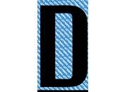 gbc Carattere autoadesivo -D-, h.30mm NERO, altezza 3cm, Serie N, in Vinile brillante, spessore 0,10mm.