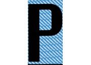 gbc Carattere autoadesivo -P-, h.20mm RSHKNPN02P.