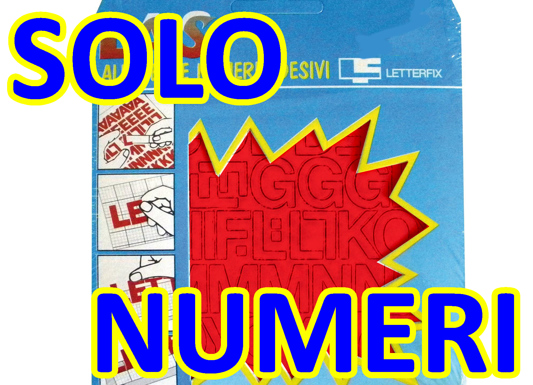 gbc Numeri autoadesivi h.6mm, ROSSO Altezza 6mm, Serie di 568 soli numeri assortiti, plastificato RSHLHPR06n