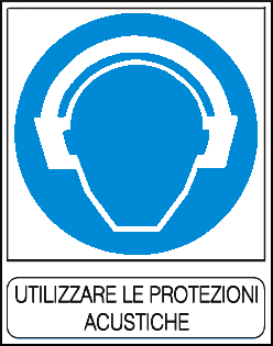 gbc Utilizzare protezioni acustiche Cartello in PVC , spessore 1mm, dimensioni 23x29cm, di obbligo, segnaletica di sicurezza conferme al DLGS 81 del 09/04/2008 RSHT00045