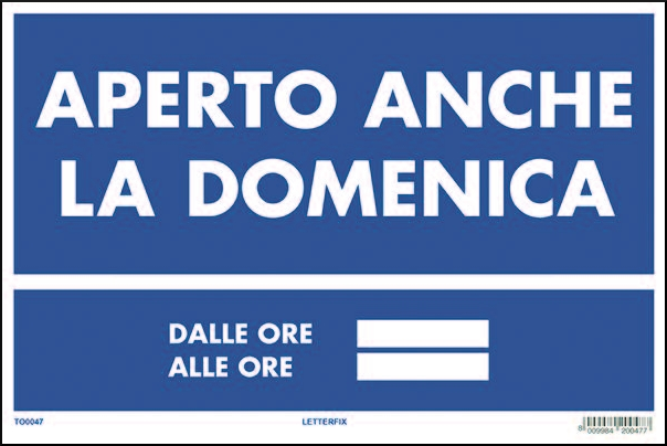 gbc Aperto anche la domenica RSHT00047.