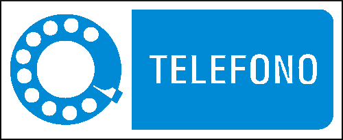 gbc Telefono Cartello in PVC , spessore 1mm, dimensioni 31x14cm, di informazione, segnaletica di sicurezza conferme al DLGS 81 del 09/04/2008 RSHT00080