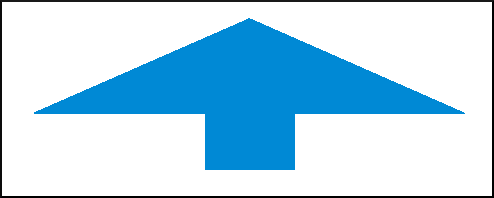 gbc Freccia alto-basso Cartello in PVC , spessore 1mm, dimensioni 31x14cm, di informazione, segnaletica di sicurezza conferme al DLGS 81 del 09-04-2008.