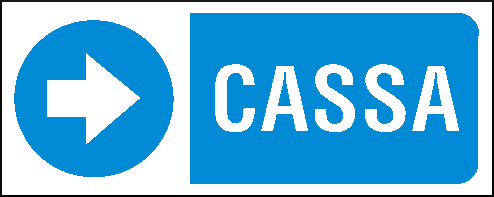 gbc Cassa verso destra Cartello in PVC , spessore 1mm, dimensioni 31x14cm, di informazione, segnaletica di sicurezza conferme al DLGS 81 del 09/04/2008 RSHT00113