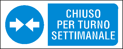 gbc Chiuso per turno settimanale RSHT00124.