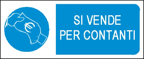 gbc Si vende per contanti Cartello in PVC , spessore 1mm, dimensioni 31x14cm, di informazione, segnaletica di sicurezza conferme al DLGS 81 del 09/04/2008.