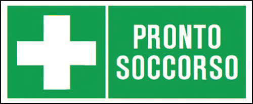 gbc Cartello di sicurezza, Pronto Soccorso RSHT00220.