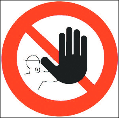 gbc Pittogramma adesivo divieto di ACCESSO ai non AUTORIZZATI In Vinile, spessore 0.10mm, colore e simboli a norma CEE, dimensioni 17x17cm RSHT01413