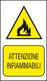gbc Attenzione infiammabili RSHT06034.