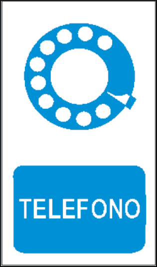 gbc Telefomno Cartello in PVC , spessore 0.5mm, dimensioni 20x30cm, di informazione RSHT06070