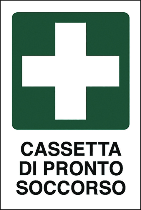 gbc Cartello informativo cassetta PRONTO SOCCORSO Cartello in Polionda, spessore 2.5mm, dimensioni 40x60cm RSHT310390