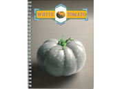 gbc NotebookVegLineRuggeri, SpiralatoLatoLungo, 70fogliA5, Rigato8mm WhiteTOMATO RUG3626.01.