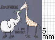 gbc Black&White, NotebookSpiralato, A6, quadretti5mm, Nero formato A6, legatura: W.O. lato lungo, foliazione: 50 fogli, carta da 80gr, quadretti 5mm.