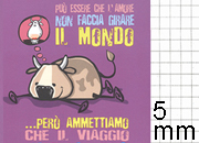 gbc Black&White, NotebookSpiralato, A6, quadretti5mm, Viola formato A6, legatura: W.O. lato lungo, foliazione: 50 fogli, carta da 80gr, quadretti 5mm RUG6742.05.R.vi