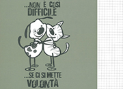 gbc Black&White, NotebookSpiralato Quadretti4mm, A4 Cane QUADRETTI 4mm, Formato A4, legatura: W.O. lato lungo, foliazione: 70 fogli, carta da 80gr RUG6748.04.Fca