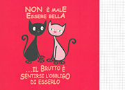 gbc Black&White, NotebookSpiralato Quadretti4mm, A4 Gatti QUADRETTI 4mm, Formato A4, legatura: W.O. lato lungo, foliazione: 70 fogli, carta da 80gr RUG6748.04.Fga