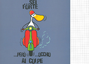 gbc Black&White, NotebookSpiralato Quadretti5mm, A4 Papera QUADRETTI 5mm, Formato A4, legatura: W.O. lato lungo, foliazione: 70 fogli, carta da 80gr RUG6748.05.Qvi