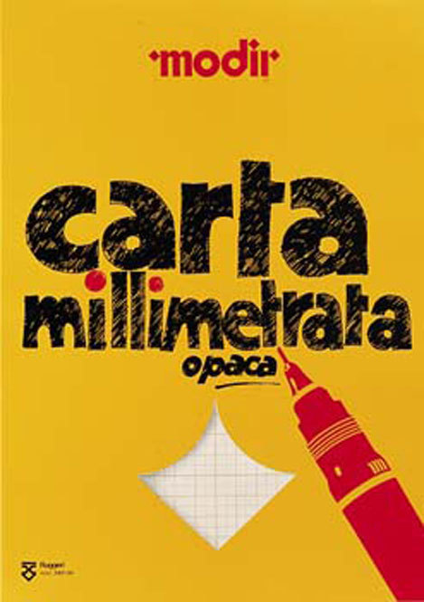 gbc BloccoMillimeterPapier, 50fogli formatoA3 (29,7x42cm) in carta OPACA finissima, colore stampa: Arancione, legatura: Collato in testa, foliazione: 50 fogli, carta da 85gr.