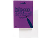 gbc Blocco Schizzi, formato A4 (21x29,7cm) legatura: Collato in testa, foliazione: 40 fogli, carta opaca liscia da 85gr, copertina a colori, sottoblocco pesante rug3462