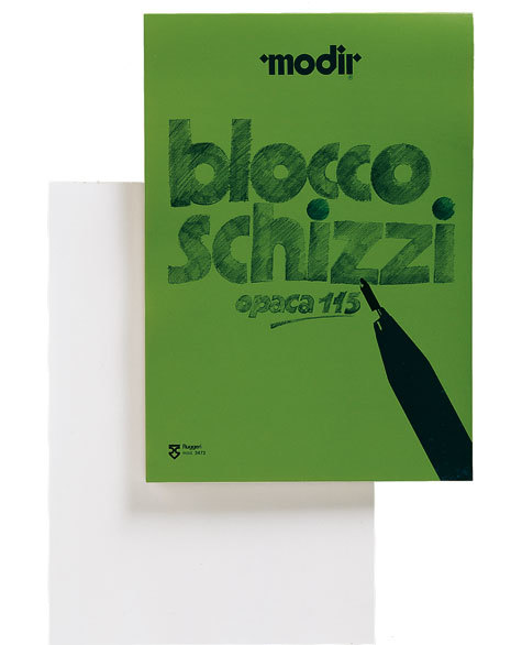 gbc Blocco Schizzi, formato A3 (29,7x42cm) legatura: Collato in testa, foliazione: 40 fogli, carta opaca liscia da 115gr, copertina a colori, sottoblocco pesante.
