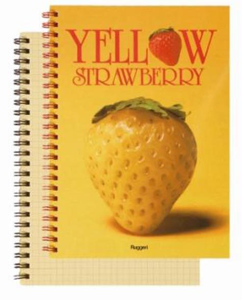 gbc FruitsLineRuggeri. QuadernoSpiralato Quadretti da 5mm. Yellow Strawberry Blocchi spiralati di 70 fogli da 80gr. Formato A4 (21x29.7cm), quadretti 5mm. In carta gialla.