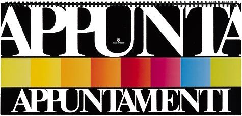 gbc Planning settimanale Appuntamenti  formato cm 50X22, legatura: W.O. in testa, foliazione: 54 fogli, carta da 80gr.